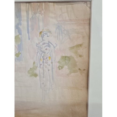 104 - Star Lot: Stella Steyn (Irish b.1907 - d.1987). A fabulous original watercolour on paper painting at... 