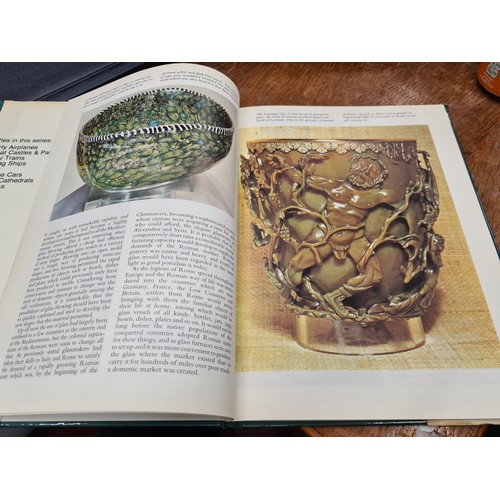 180 - Two books on glass and crystal including Swarovski's 1995 Corporate Editorial Brochure of the 100 ye... 