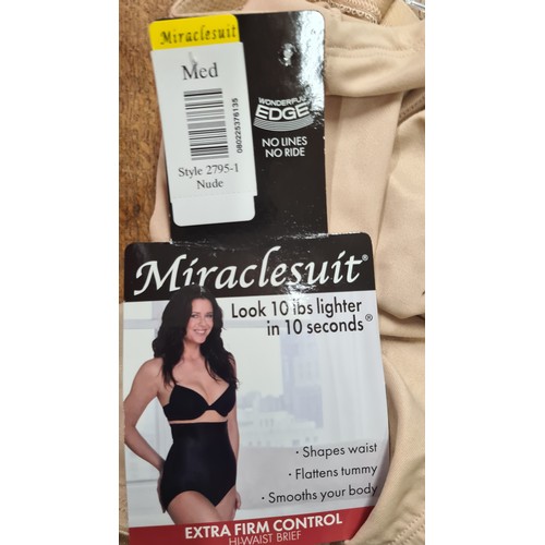 225 - Six pieces of  brand new with tags ladies shapewear. Including brands such as 'Miraclesuit' and Naom... 