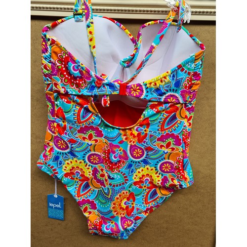 282 - A Lepel ' Fiesta' ladies swimsuit brand new with tags. UK size 34DD featuring underwired and padded ... 