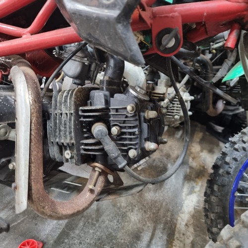 663 - Star Lot: A robust CDI Nitro Motors 125cc dirt bike. Unchecked.