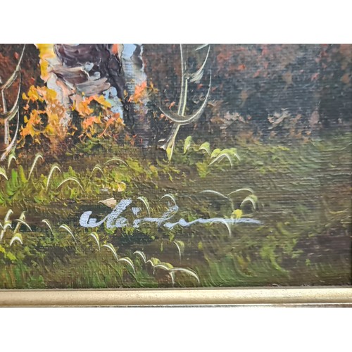 833 - Star Lot: A breathtaking original oil on canvas painting. Features a serene picturesque landscape wi... 