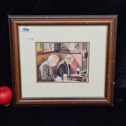 86 - A high quality hand signed giclee print of an original John Woodfall painting titled 'Towards the Ho... 