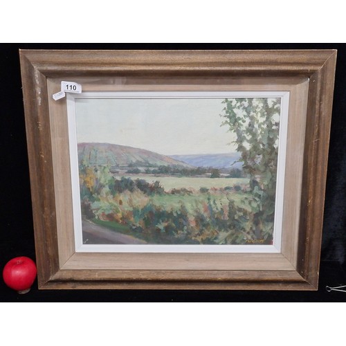 110 - Star Lot: Hugh Watt (b.1966 Irish). A stunning original oil on board painting featuring an impressio... 