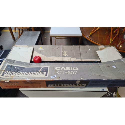 Casio Casiotone CT-607 electronic keyboard with original box