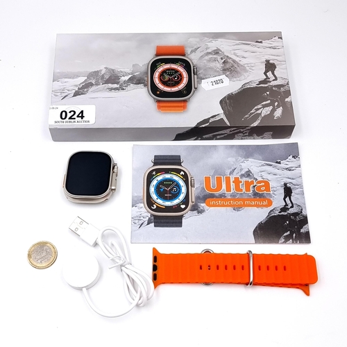 24 - An ultra altitude watch. Watch comes with instruction manual etc. Presented in original packaging.