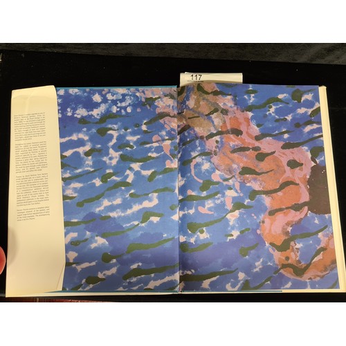 117 - Star Lot : A fabulous 1987 first edition hardback book titled, 'Hockney Posters'. Features wonderful... 