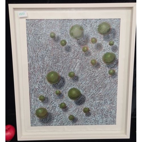 1001 - Star Lot: A captivating original James Gilna (Irish, contemporary) raw pigment and casein on paper p... 