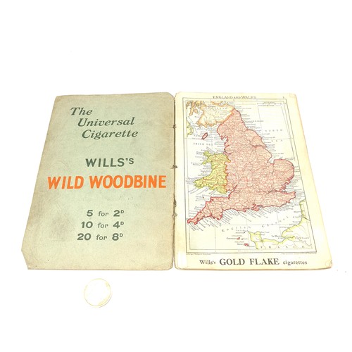 19 - A vintage Will's Atlas produced by W.D. & H.O Wills. Atlas contains 16 double sided pages together w... 