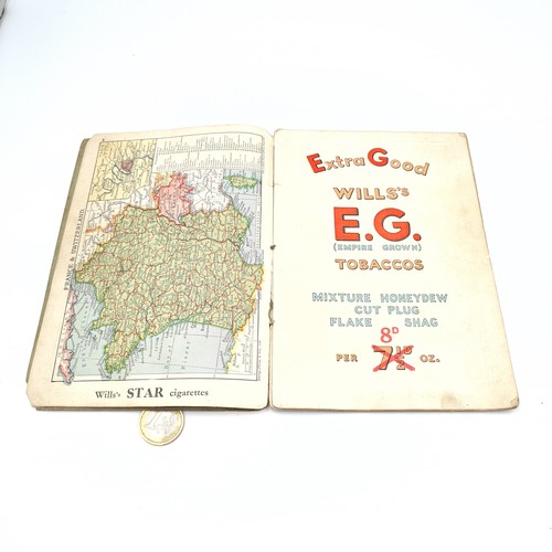 19 - A vintage Will's Atlas produced by W.D. & H.O Wills. Atlas contains 16 double sided pages together w... 