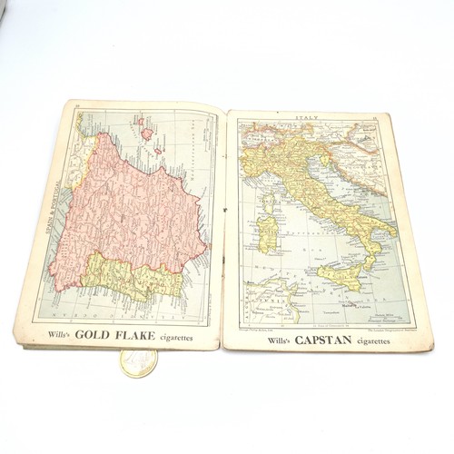 19 - A vintage Will's Atlas produced by W.D. & H.O Wills. Atlas contains 16 double sided pages together w... 