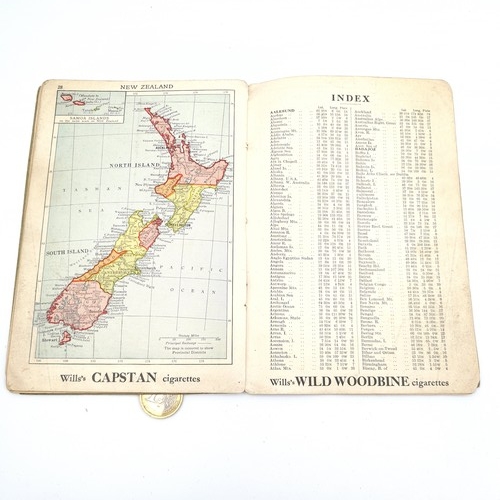 19 - A vintage Will's Atlas produced by W.D. & H.O Wills. Atlas contains 16 double sided pages together w... 