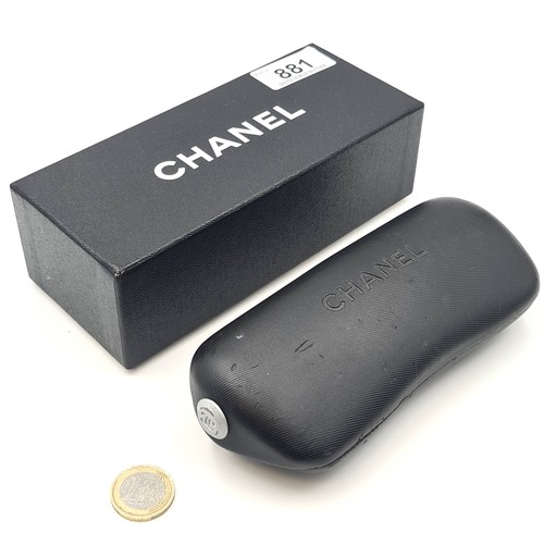 881 - A pair of outstanding Chanel sunglasses in as new condition in original tags. Together with case and... 