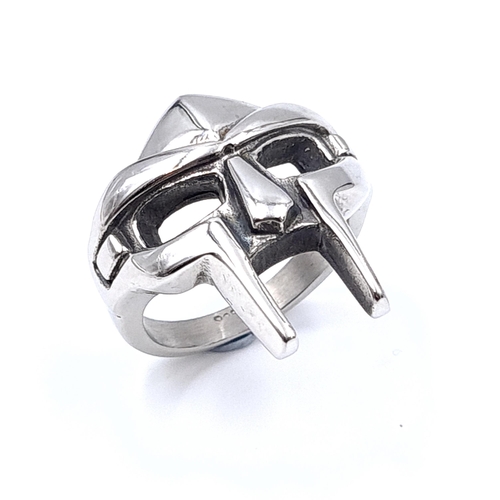 42 - A new MF Doom gents ring. Ring size - Z2. Weight - 16.9 grams.