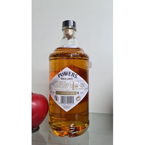 676 - A bottle of Powers Gold Label Irish Whiskey 700ml, 40% Vol. Established in 1791, triple distilled. P... 