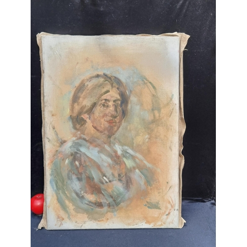 127 - Star Lot: A glorious original Stella Steyn (Irish, b.1907 - d.1987) oil on canvas painting featuring... 