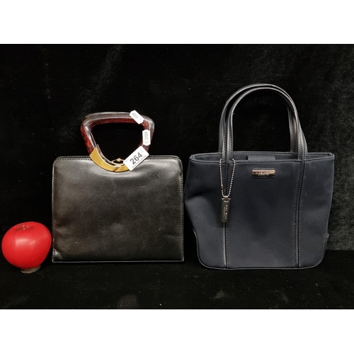 264 - Two ladies vintage handbags including Ackery London and Nine West examples.