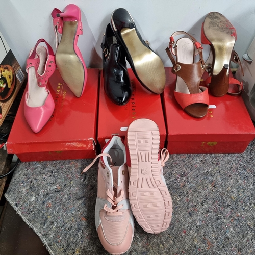 830 - Three brand new pairs of Ladies Footwear including three boxed 'Kate Appleby' examples. Two size: EU... 