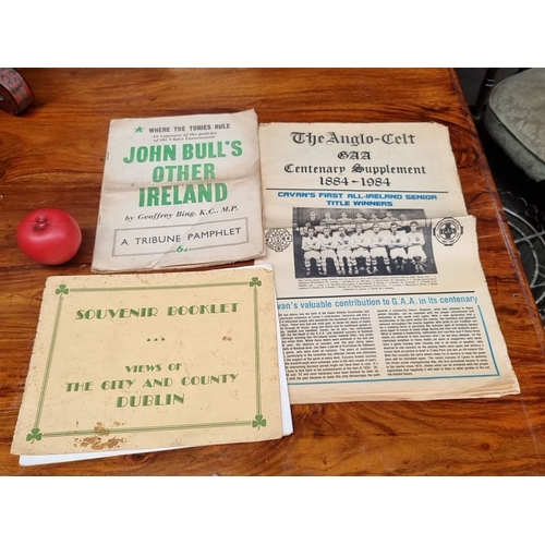 942 - Collection of Irish Historical Pamphlets and Souvenir Booklet:
1. 