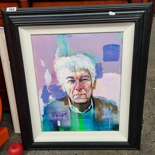 954 - Super Star Lot: A large Tom Byrne (Irish Contemporary b.1962). A stunning good size original Tom Byr... 