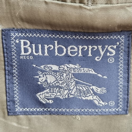 963 - Star Lot: A very handsome genuine designer Burberrys gentleman's suit. Size of blazer 46 / trousers ... 