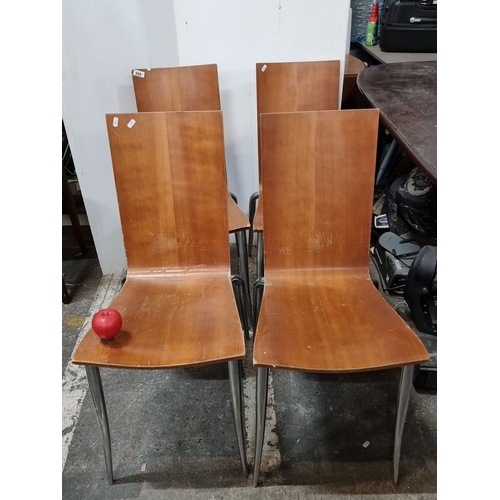 927 - Star Lot: A set of four Olly Tango Model chairs by Philippe Stark for Aleph, Made in Italy. The same... 