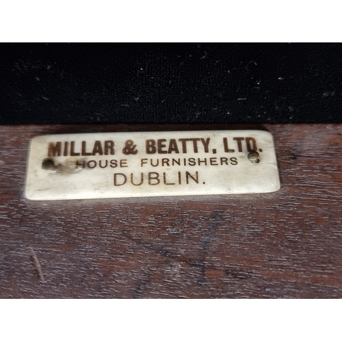 245 - A wonderful antique 19th century Millar & Beatty Ltd, Dublin wooden breakfast tray table.