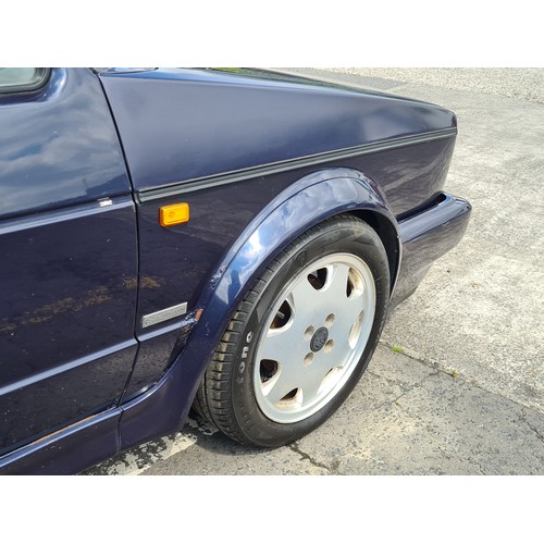 165 - Super Star Lot : A very rare VW Gold GTI Rivage convertible. Dark Blue. 91D 163K Miles, Manual Karma... 
