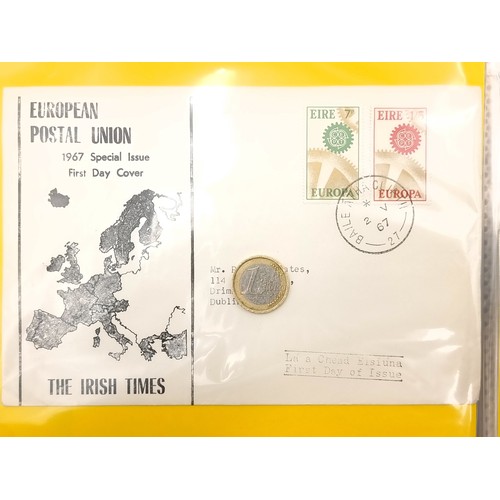 924 - A first class collection of approximately 30 Irish first day covers, mainly 60s and 70s, Irish Times... 