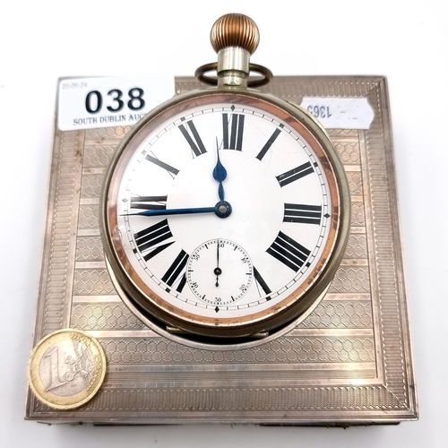 38 - Star lot : A fabulous oversized Goliath 'Station master's pocket watch'. Reference no. 4062123. Watc... 