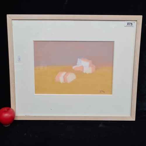 75 - Star Lot: John Albert Costello ( Irish. Contemporary) An original fantastic chalk pastel on paper ti... 