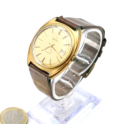 1199 - Star Lot: A fabulous vintage gents Omega watch Swiss made with Omega stamped to the back and omega c... 