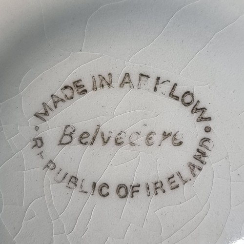 295 - A very rare, Irish made, 1950's Arklow ceramic oyster plate in the 'Belvedere' pattern. Features a g... 