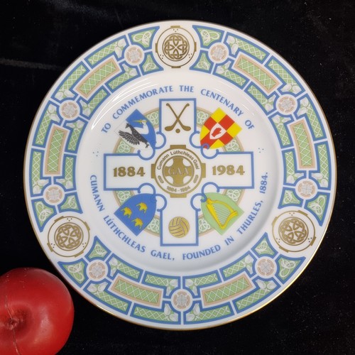 44 - A centenary GAA plate 