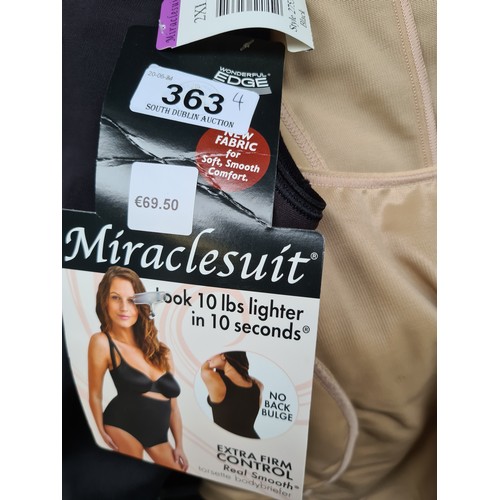 363 - A lot of four womens shapewear pieces all brand new with tags. Including Miraclesuit extra firm cont... 