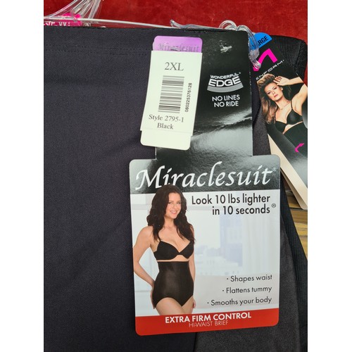 365 - A lot of four womens shapewear pieces all brand new with tags. Including Miraclesuit extra firm cont... 