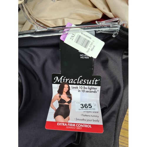 365 - A lot of four womens shapewear pieces all brand new with tags. Including Miraclesuit extra firm cont... 