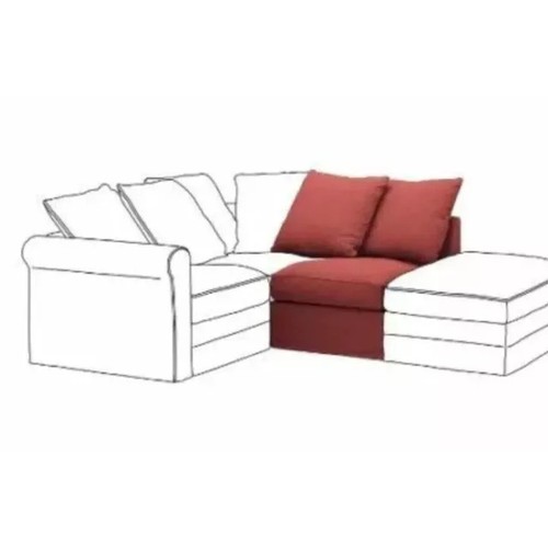 282 - Two brand new in original packaging Gronlid Ikea sofa seat covers. €100 each on Ikea.com