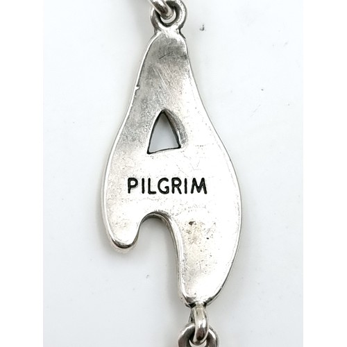 8 - A Danish pilgrim silver bracelet with pilgrim marked to reverse. Weight - 13 grams.