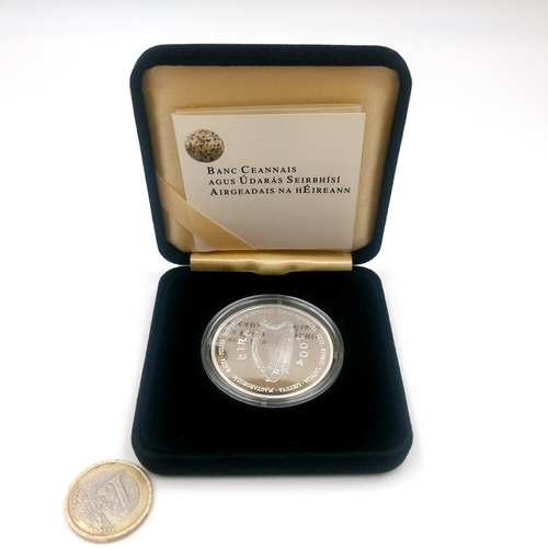 1 - A sterling silver proof ten euro coin dated 2004. Weight - 28.28 grams. To mark in the accession of ... 