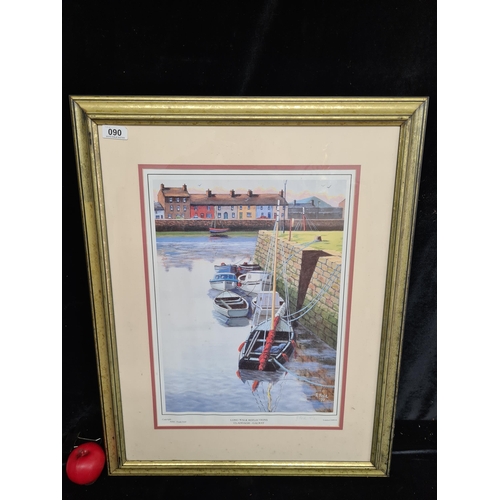 90 - A large 'Frank Feld' limited edition 57 / 30 print titled 'Long Walk Reflections Claddagh Galway'. F... 