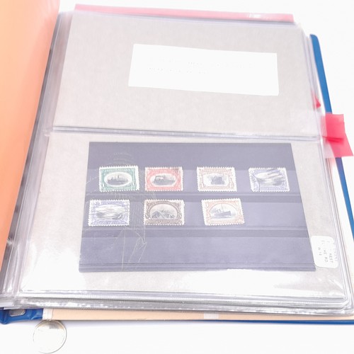 1073 - A United States premium stamp album collection. Consists of early sets together with regular mid 40s... 