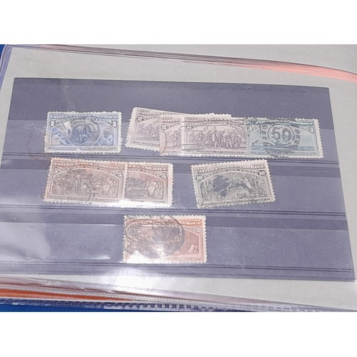 1073 - A United States premium stamp album collection. Consists of early sets together with regular mid 40s... 