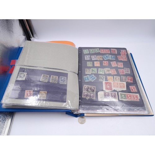 1073 - A United States premium stamp album collection. Consists of early sets together with regular mid 40s... 