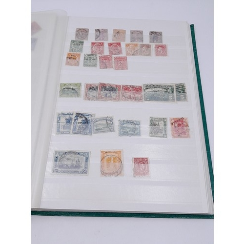 1071 - An interesting British Commonwealth Stock album (Approx 32 pages). Mainly Victorian to George VI. Al... 