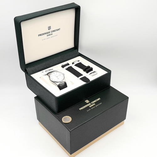 1055 - Super Star Lot: An as new 2024 Frederique Constant Geneve automatic gents watch with date just with ... 