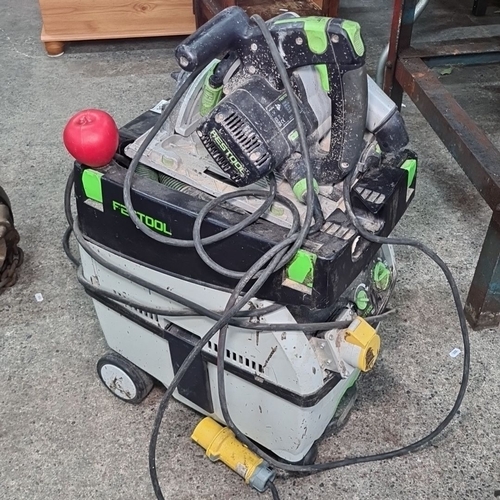 786 - Star Lot : A top quality Festool Circual saw with a CTL MIDI Dust Extractor, model no. 498253, 1200W... 