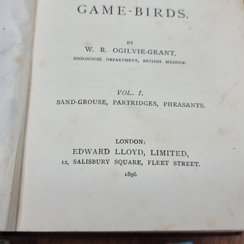 894 - A Collection of five books including 'A Hand-book to the Game-Birds