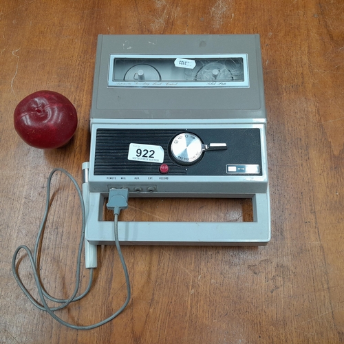 922 - A cool retro AIWA TP - 710 automatic recording device complete with microphone.