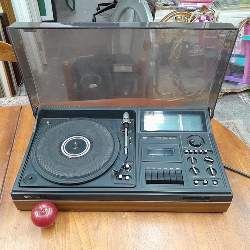 923 - A fantastic vintage PYE 1601 music centre turntable, cassette player and radio.